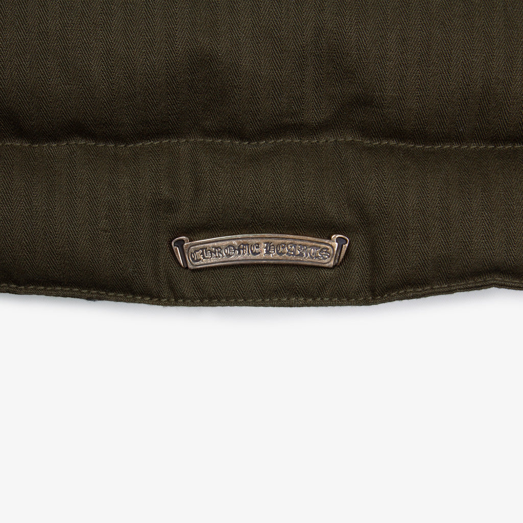 MILITARY GREEN DOWN PUFFER