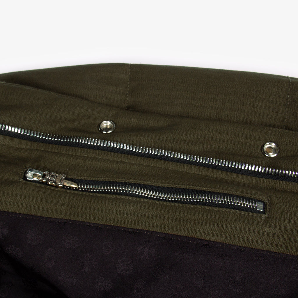 MILITARY GREEN DOWN PUFFER