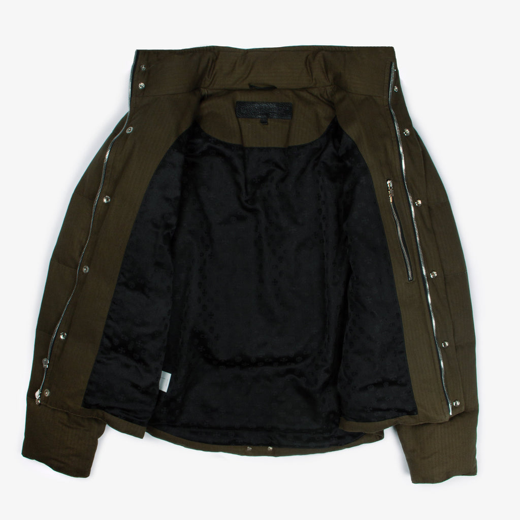 MILITARY GREEN DOWN PUFFER