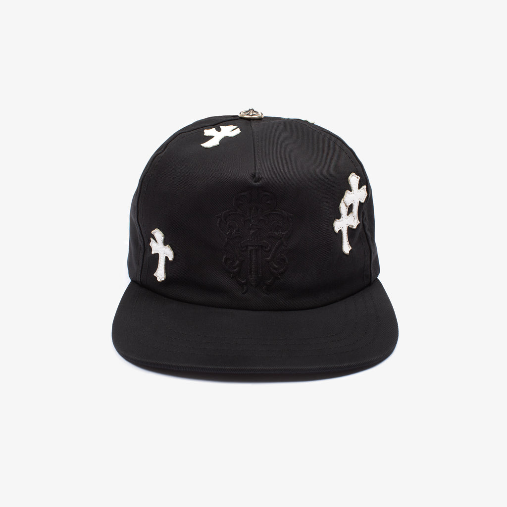 BLACK CROSS PATCH HAT