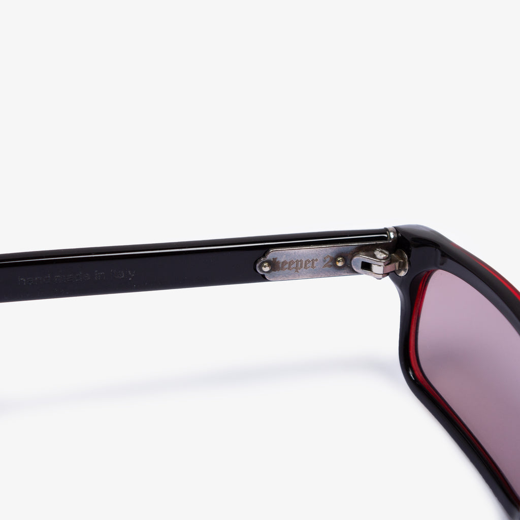 RED LENS KEEPER 2 SUNGLASSES