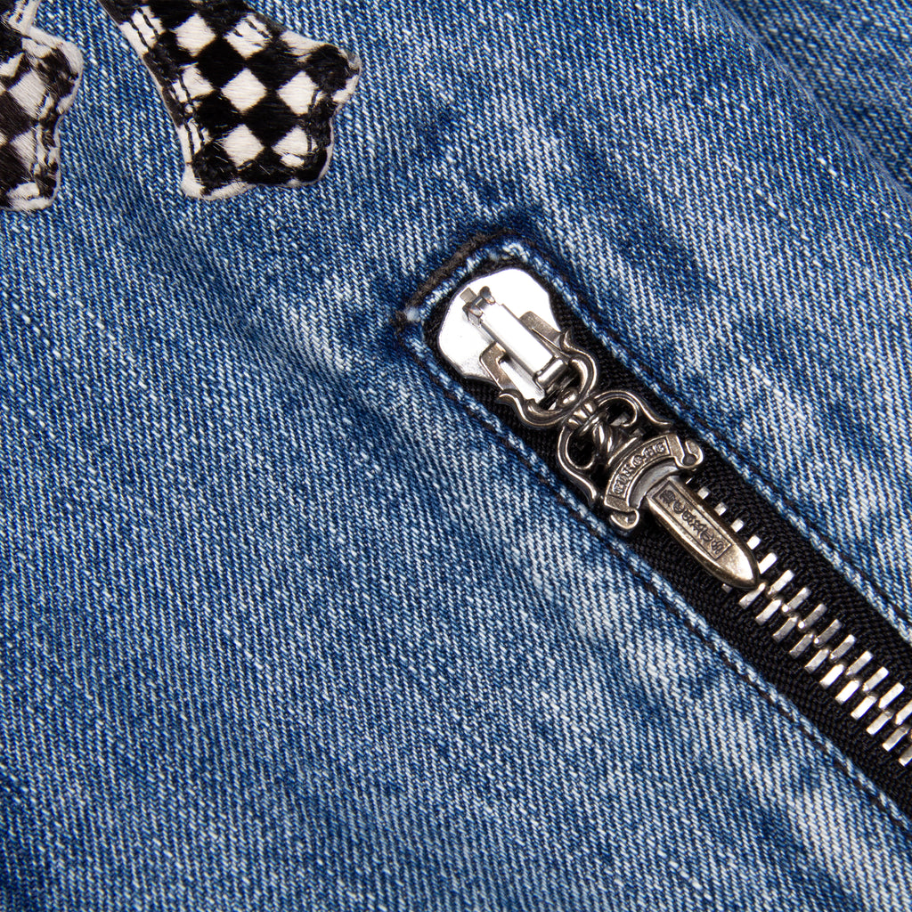 SHEARLING LINED CROSS PATCH TRUCKER JACKET (1/1)