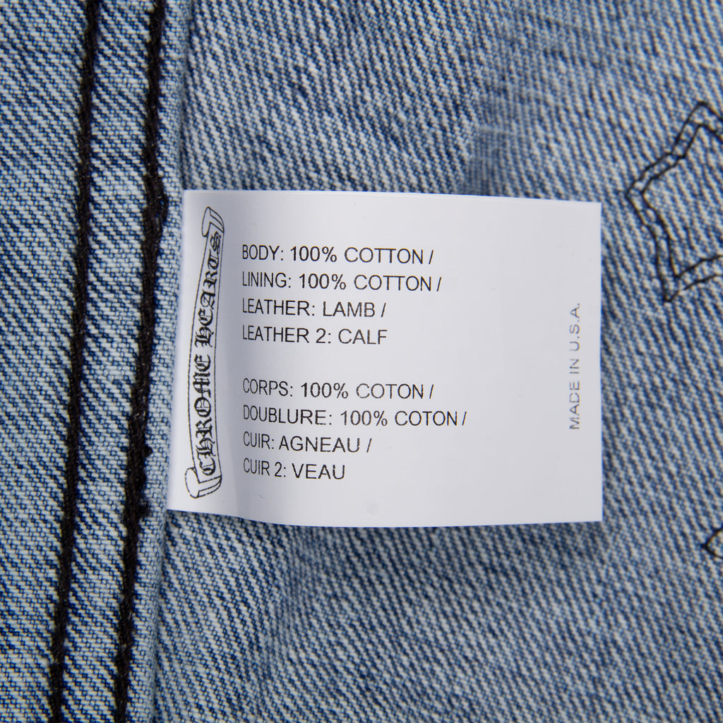 SHEARLING LINED CROSS PATCH TRUCKER JACKET (1/1)