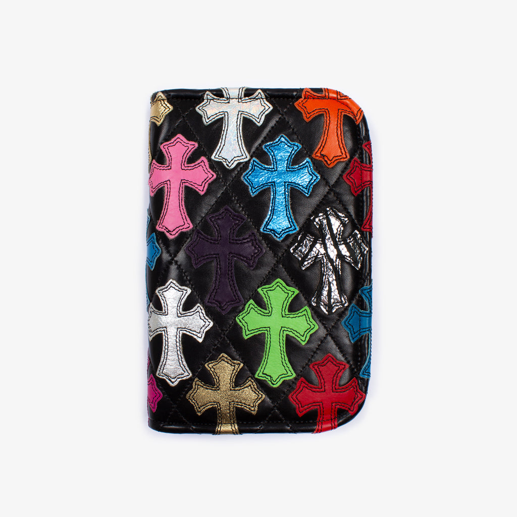 MULTI CROSS PATCH ZIP WALLET