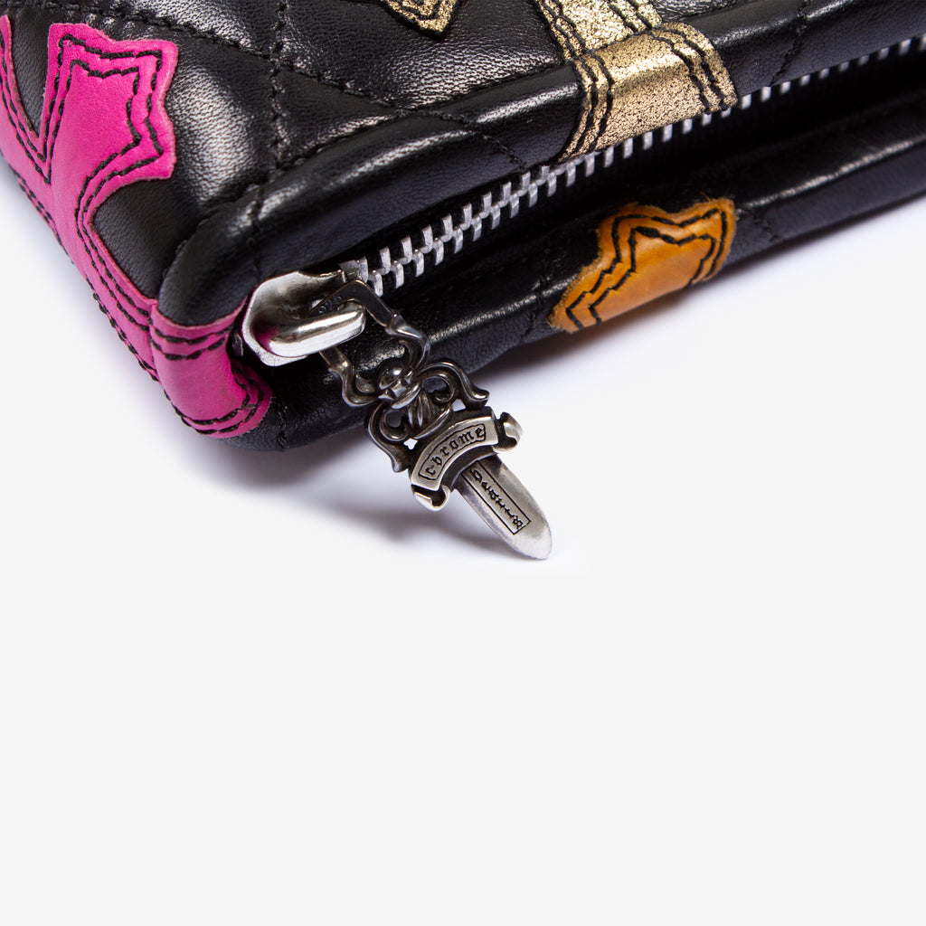 MULTI CROSS PATCH ZIP WALLET