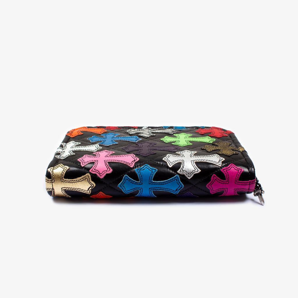 MULTI CROSS PATCH ZIP WALLET