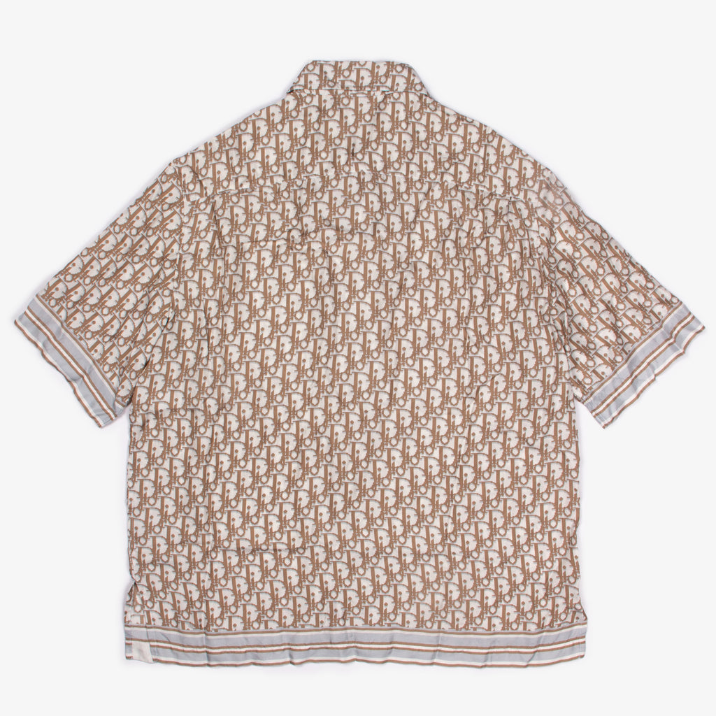 OBLIQUE MONOGRAM SILK SHIRT | 38