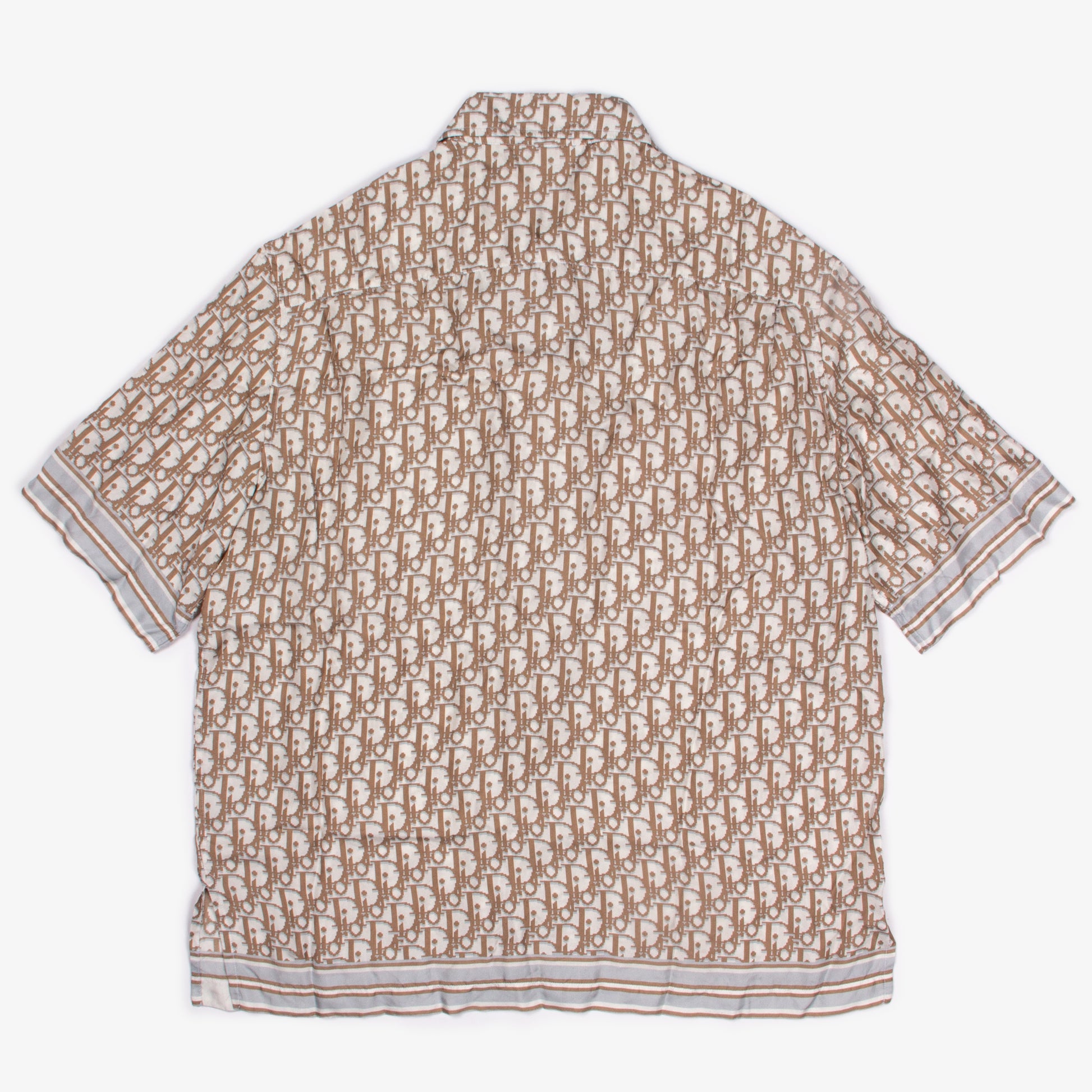 OBLIQUE MONOGRAM SILK SHIRT | 38