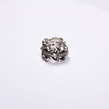 Load image into Gallery viewer, PAVE DOUBLE FLORAL RING | 9