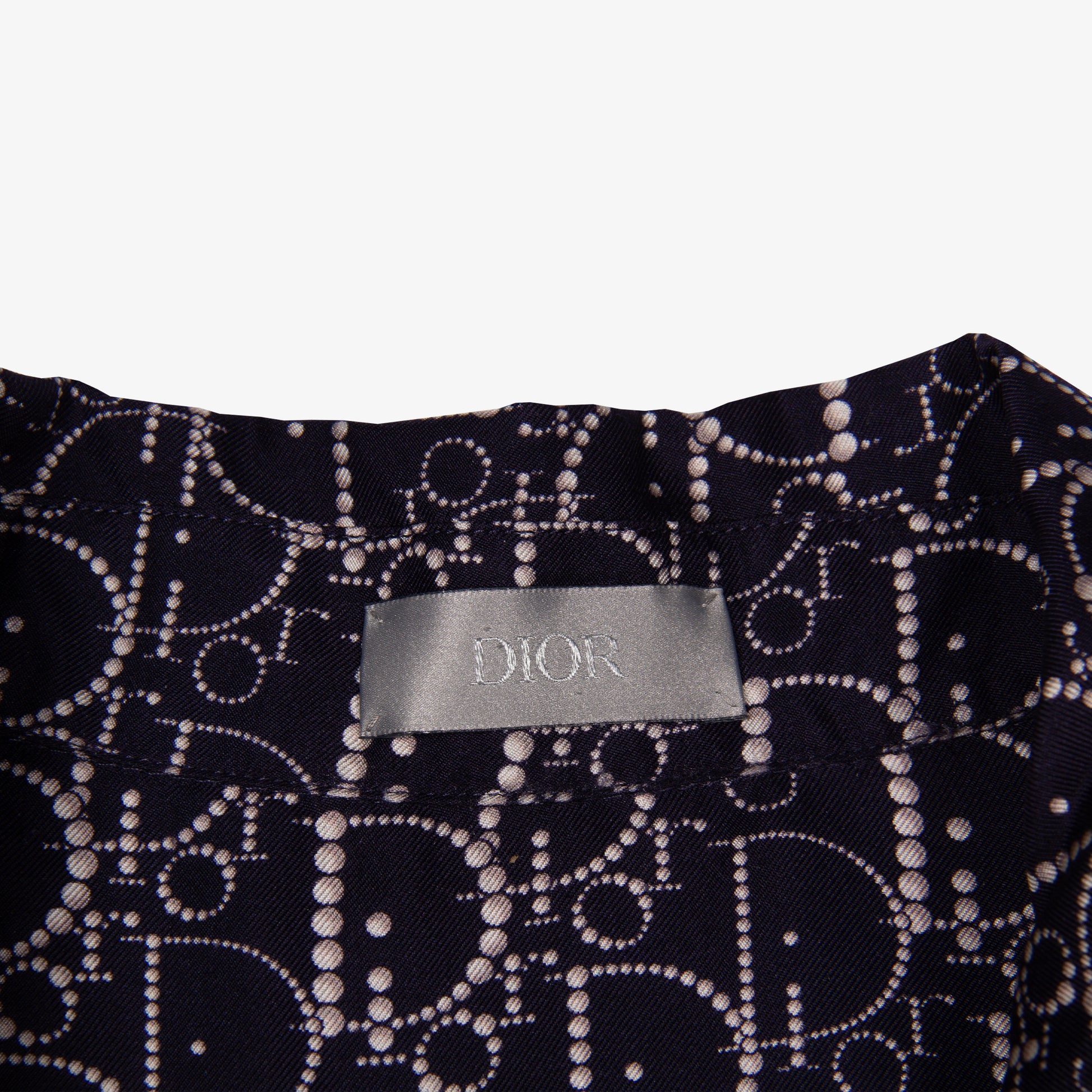 OBLIQUE MONOGRAM BUTTON UP SHIRT