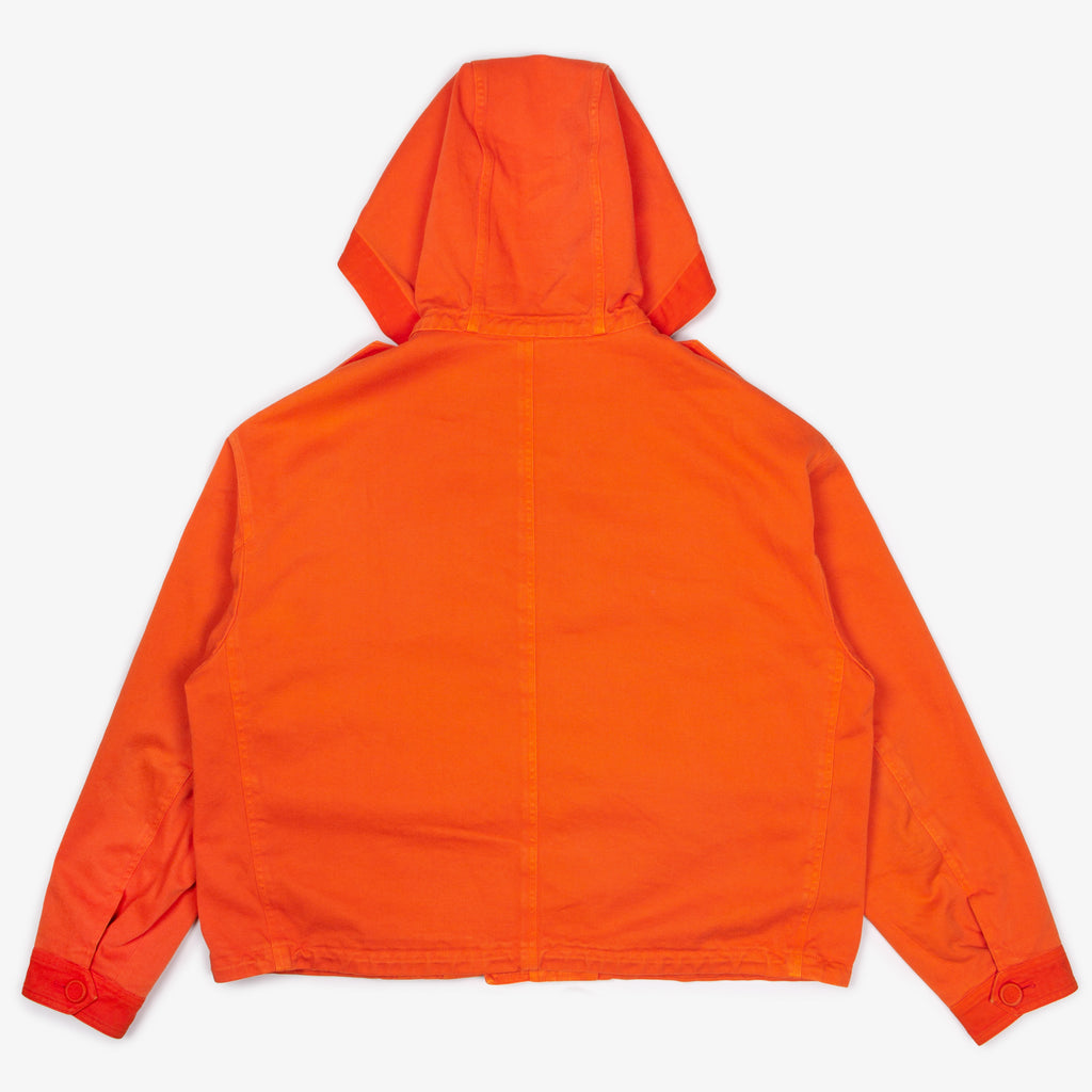 ORANGE HOODED CANVAS JACKET | 52