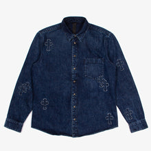 Load image into Gallery viewer, PATCHWORK DENIM SHIRT