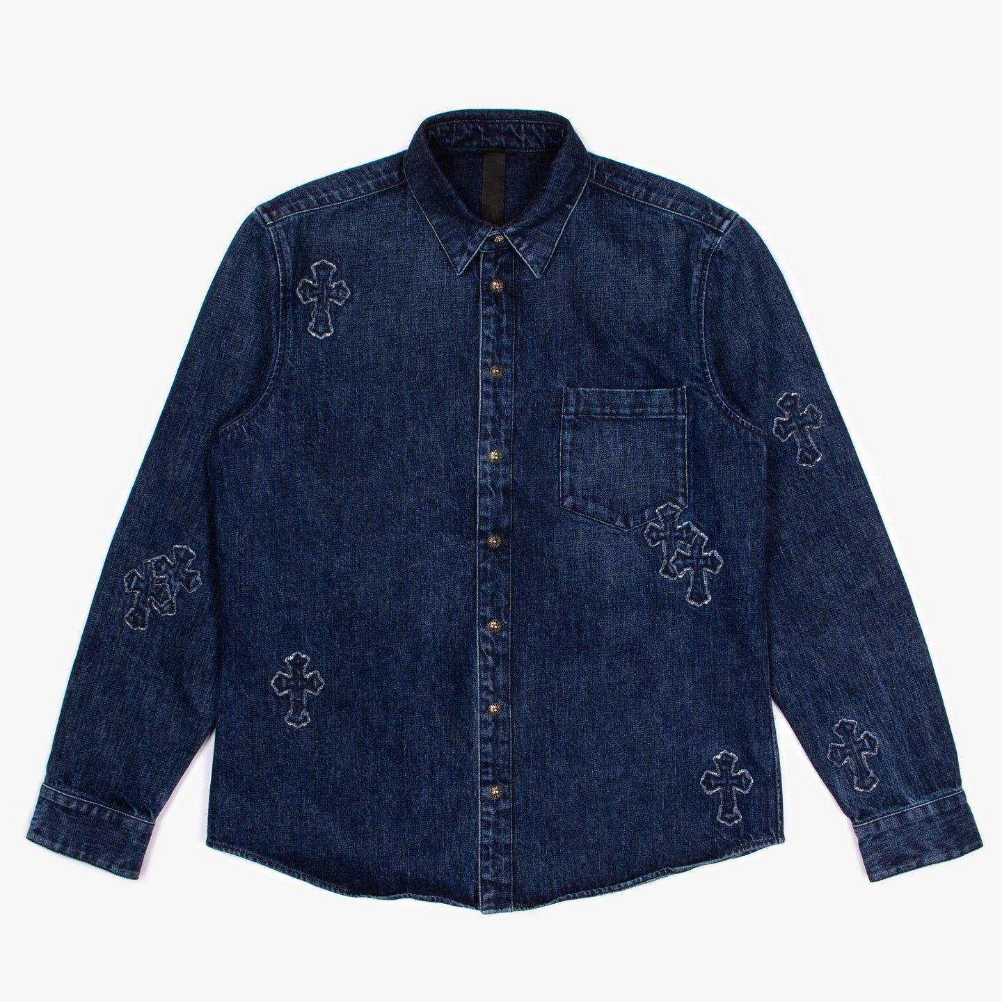 PATCHWORK DENIM SHIRT