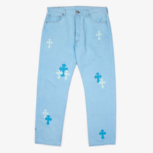 Load image into Gallery viewer, BABY BLUE DRAKE CROSS PATCH DENIM (MIAMI EXCLUSIVE)