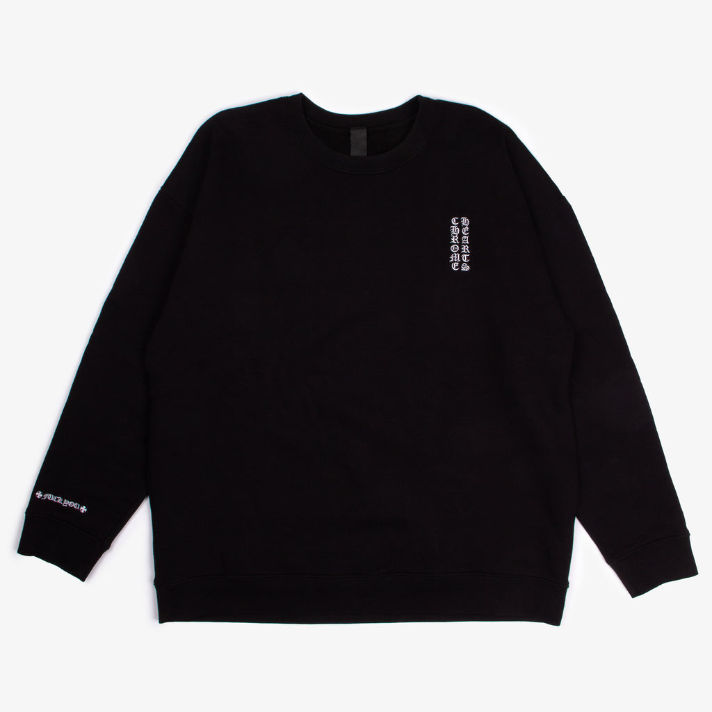 Y NOT EYECHART LOGO CREWNECK