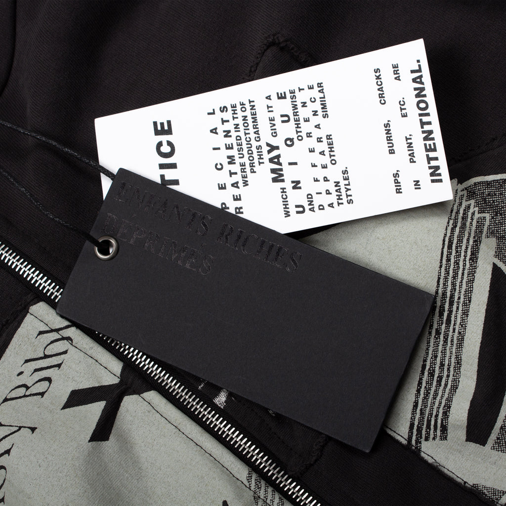 ASSEMBLAGE HOLY BIBLE ZIP HOODIE