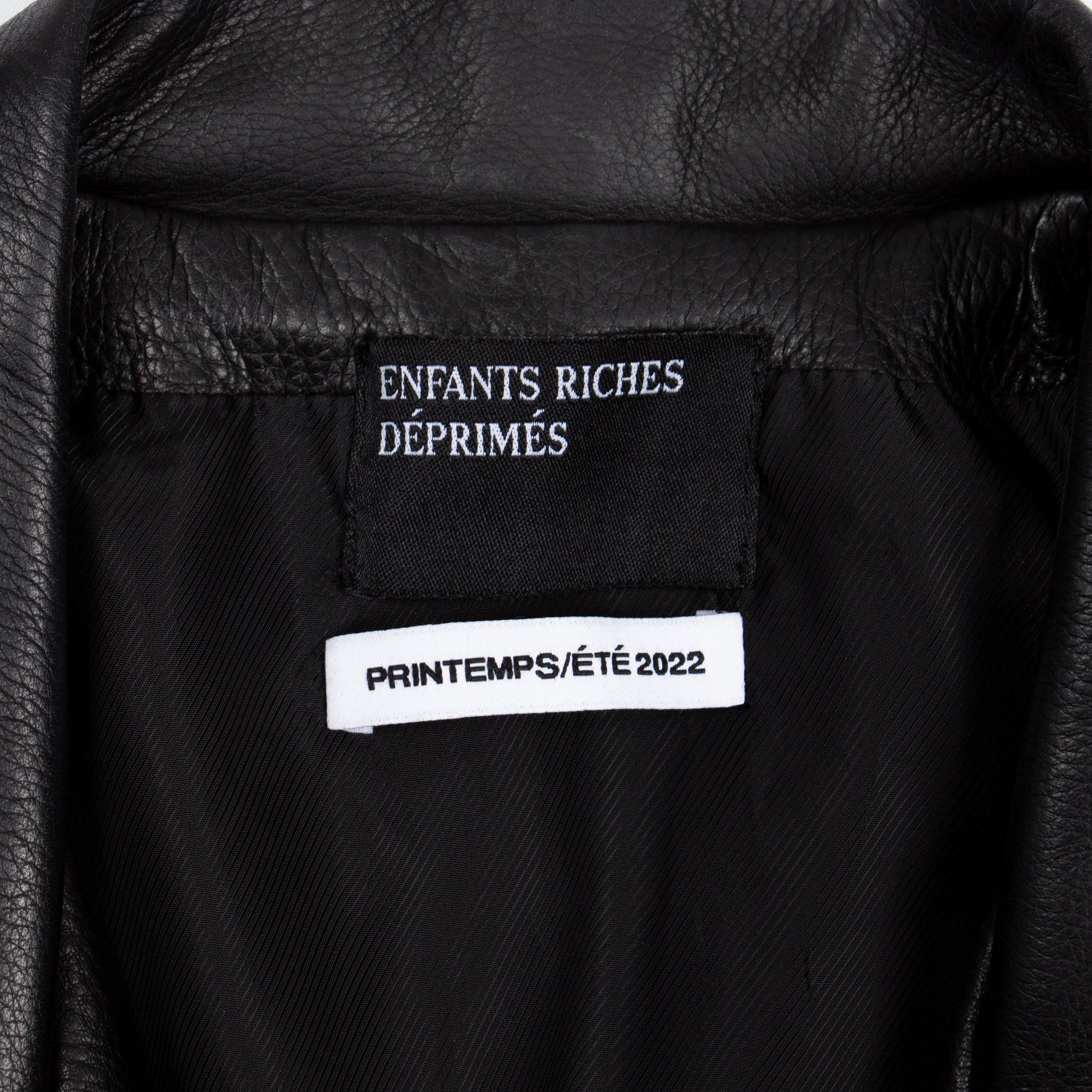 SS22 CHESS BOARD LEATHER JACKET 1/1