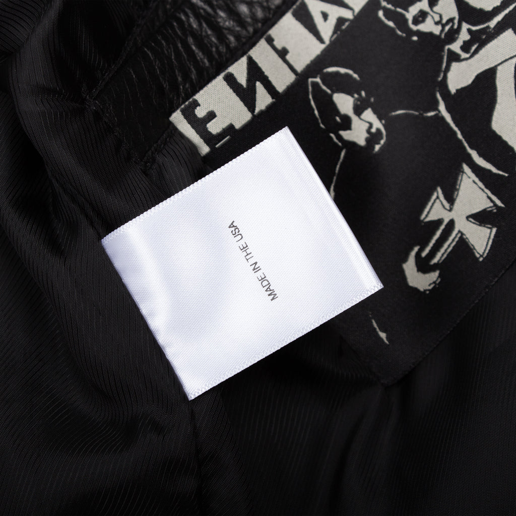 SS22 CHESS BOARD LEATHER JACKET 1/1