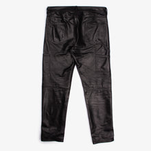 Load image into Gallery viewer, BLACK DOUBLE KNEE LEATHER CARPENTER PANT