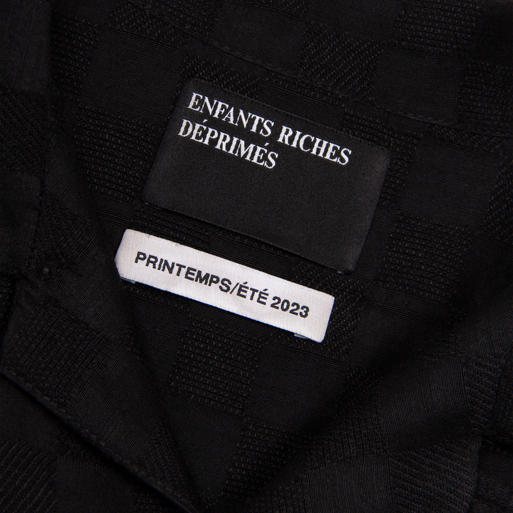 SS 23 SILK CHECKERED BUTTON UP