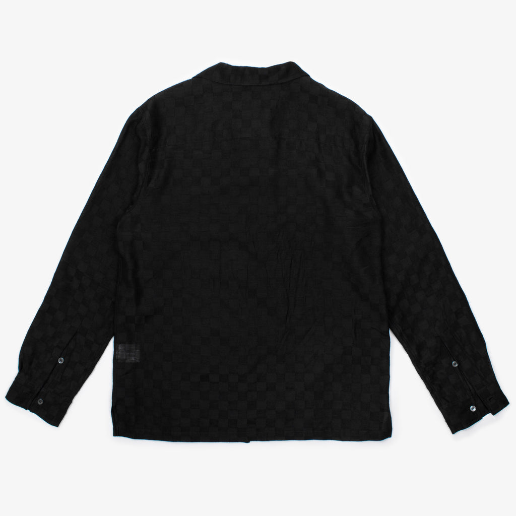 SS 23 SILK CHECKERED BUTTON UP