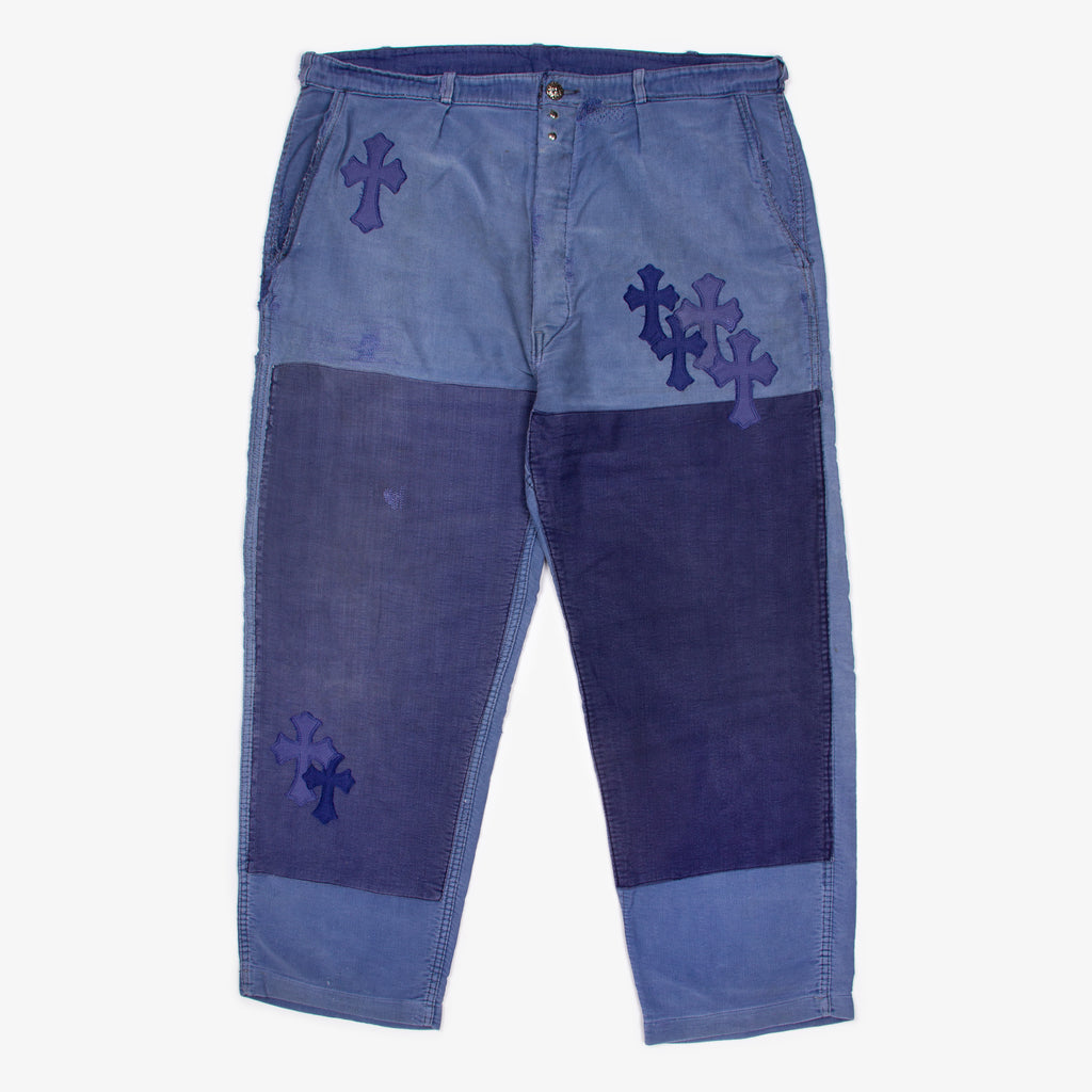 FRENCH CROSS PATCH WORK PANT