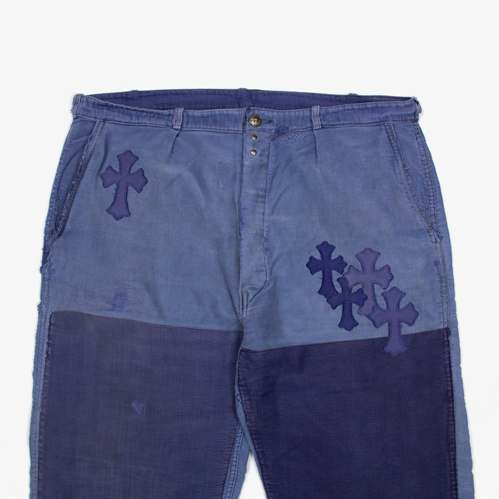 FRENCH CROSS PATCH WORK PANT