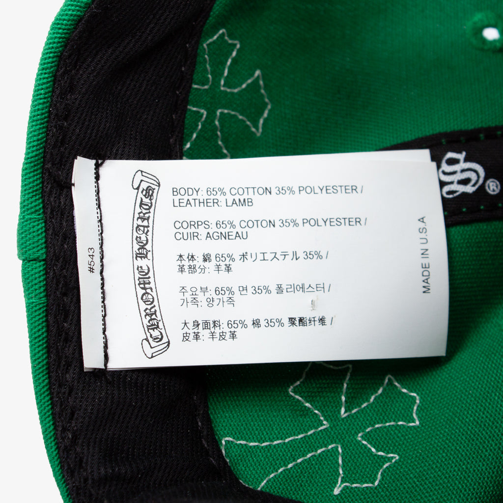 GREEN CROSS PATCH BASEBALL HAT