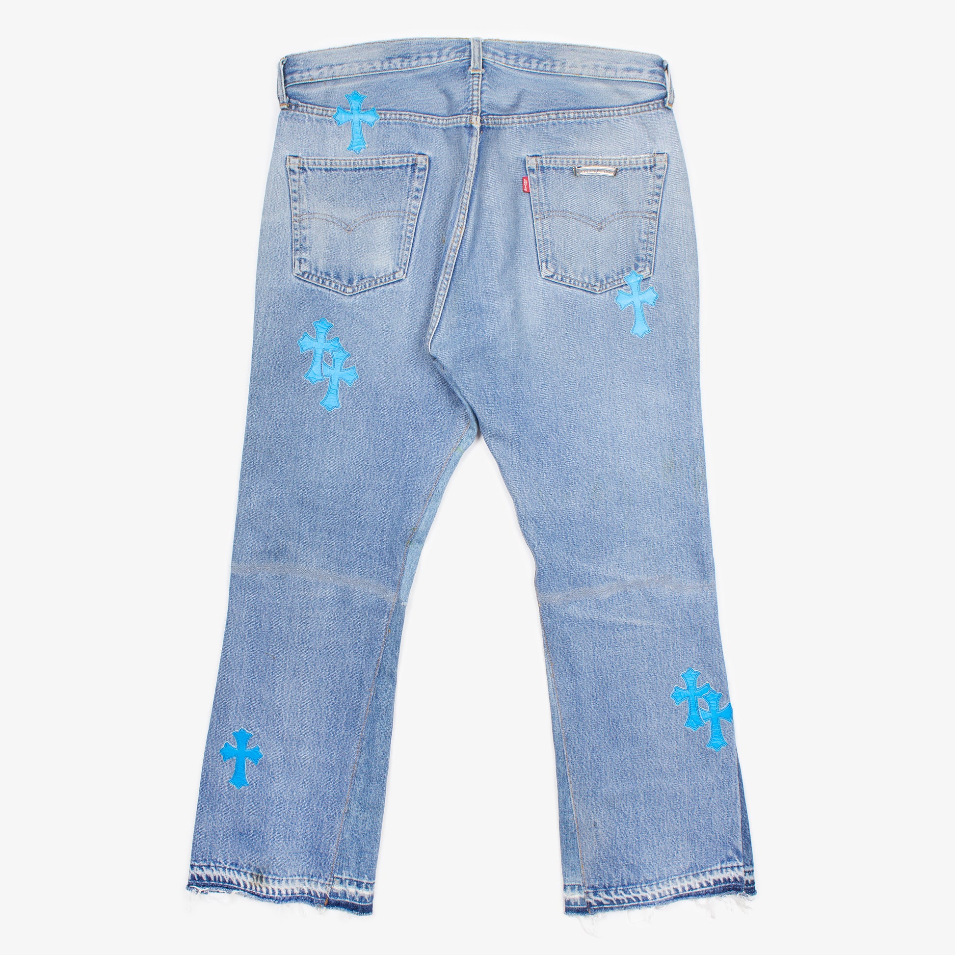 BLUE CROSS PATCH DENIM