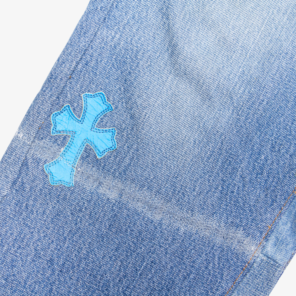 BLUE CROSS PATCH DENIM