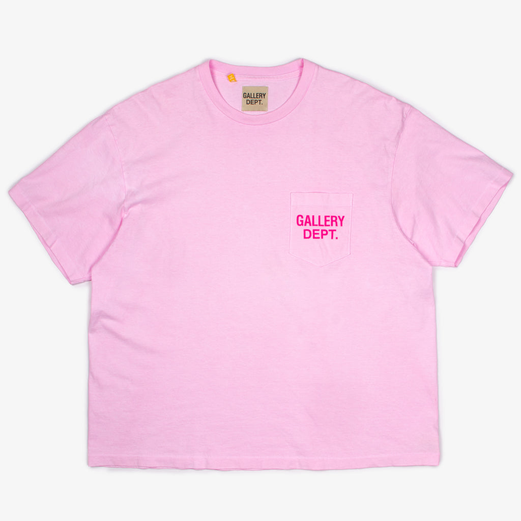 PINK CLASSIC LOGO POCKET TEE