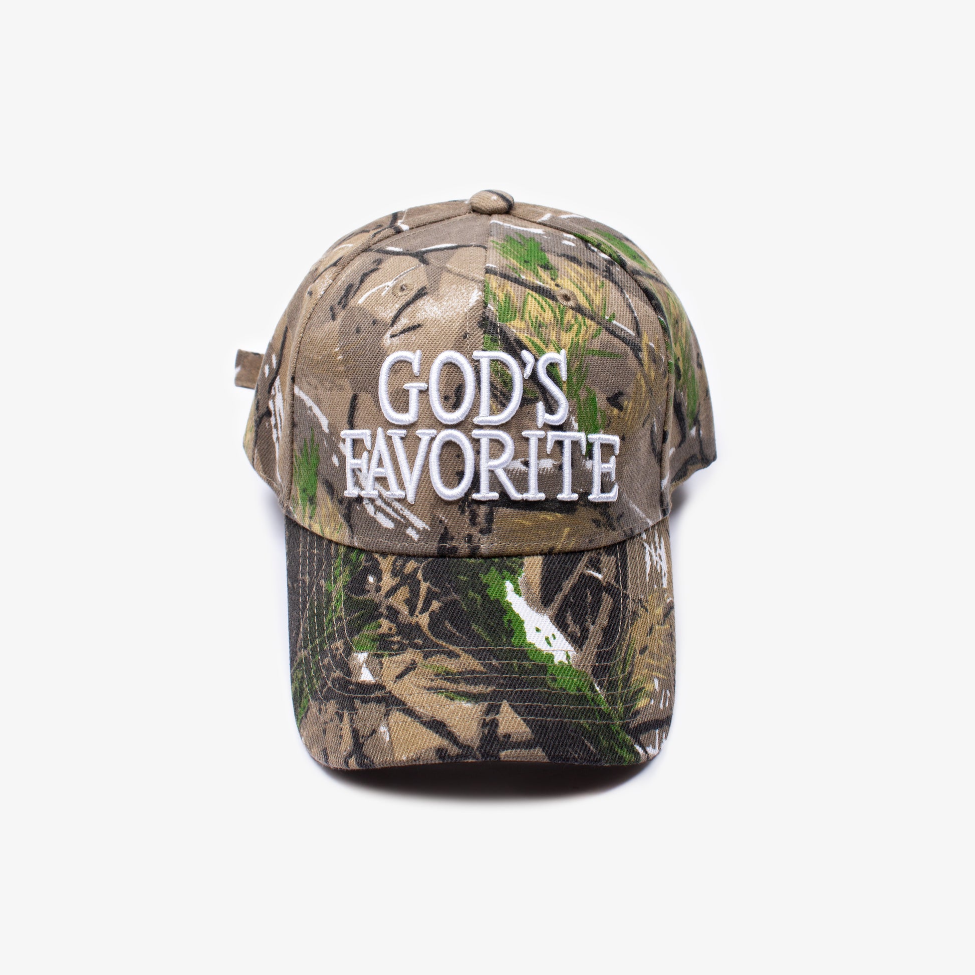 GOD'S FAVORITE TREE CAMO HAT