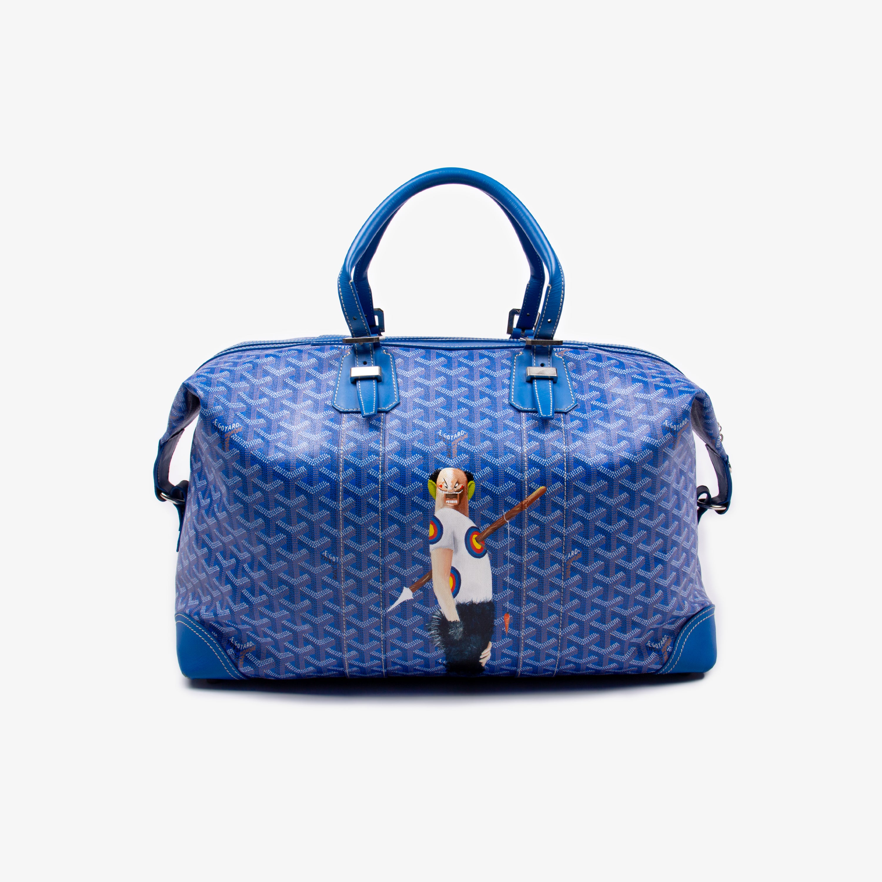 BLUE BOEING 45 DUFFLE SERVICED BY E