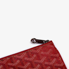 Load image into Gallery viewer, RED SENNA ZIP CLUTCH MM SERVICED BY E