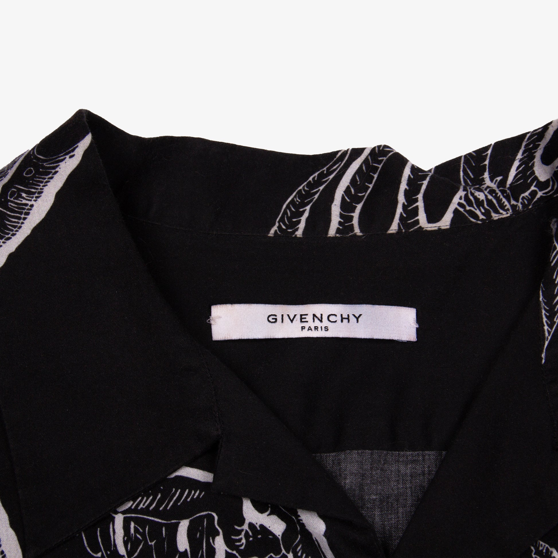 DRAGON GRAPHIC CAMP COLLAR SHIRT