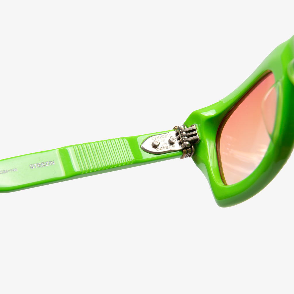 ELECTRIC GREEN STEEZIN SUNGLASSES