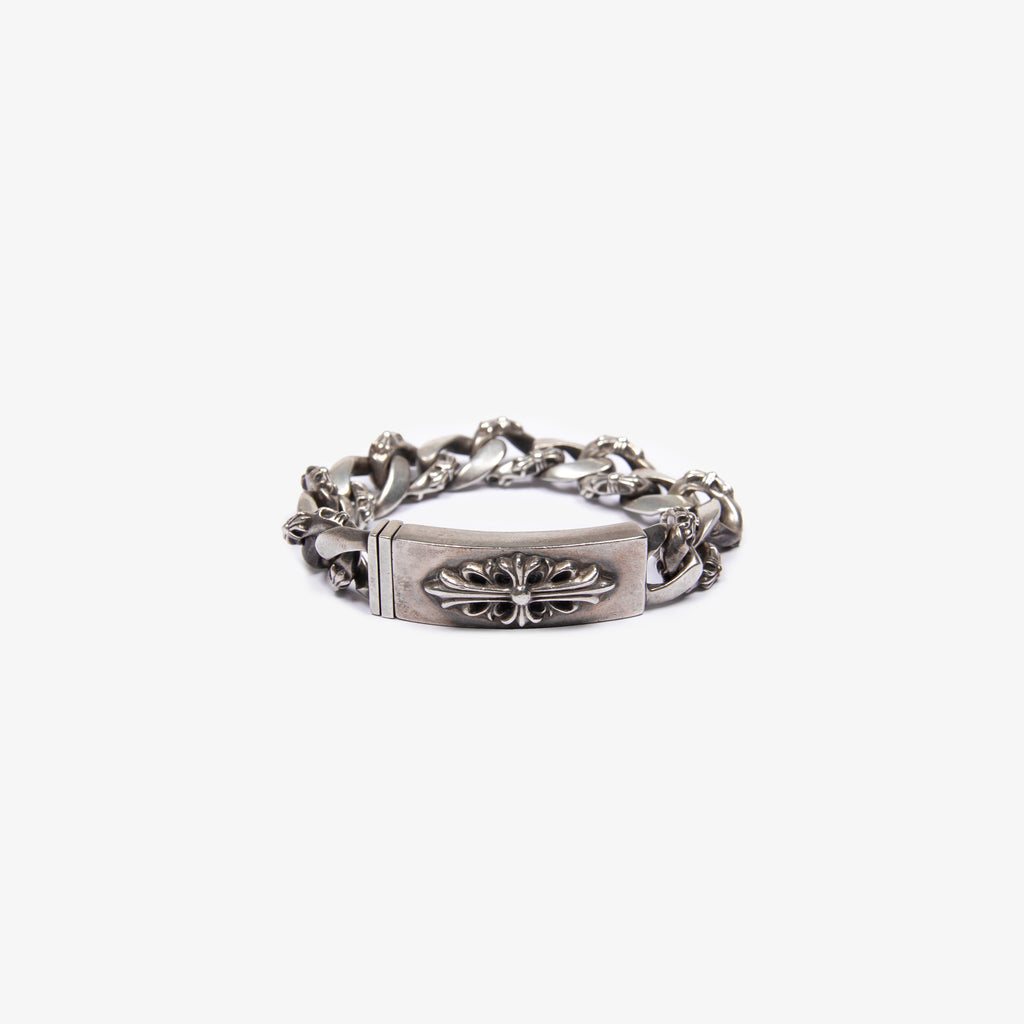 FLORAL ID FANCY LINK BRACELET 8.25"