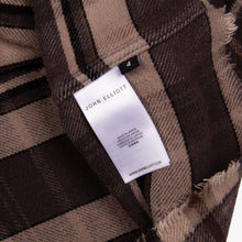 Load image into Gallery viewer, BROWN RAW HEM FLANNEL | 4