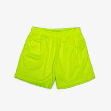 Load image into Gallery viewer, NEON GREEN AAU LINED MESH SHORT