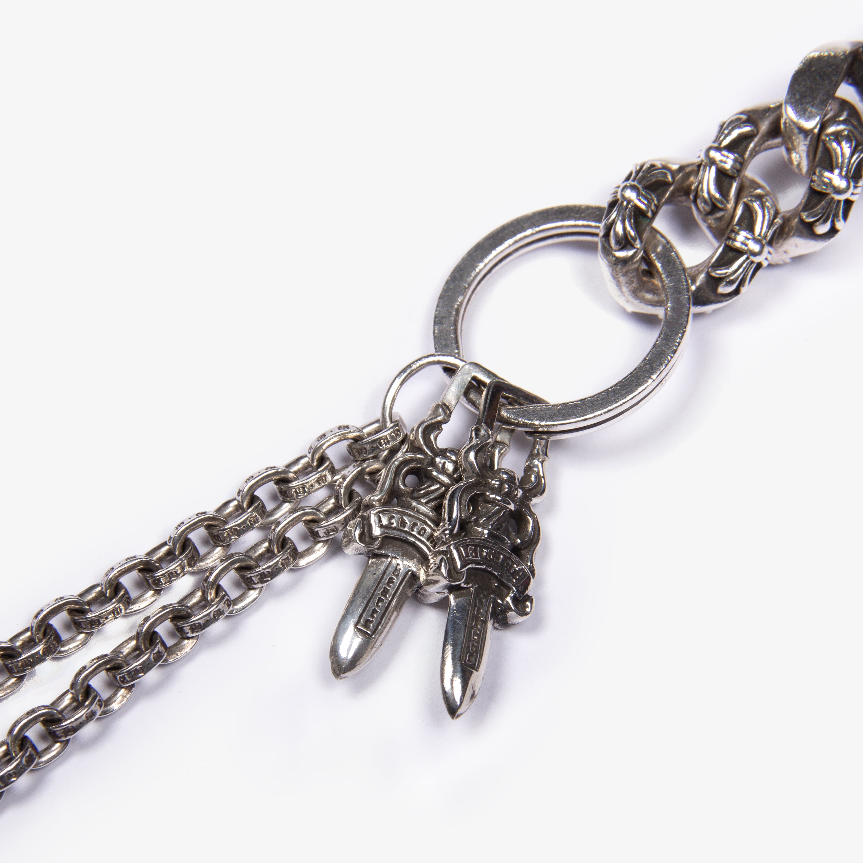 EXTRA FANCY KEYCHAIN WITH CHARMS