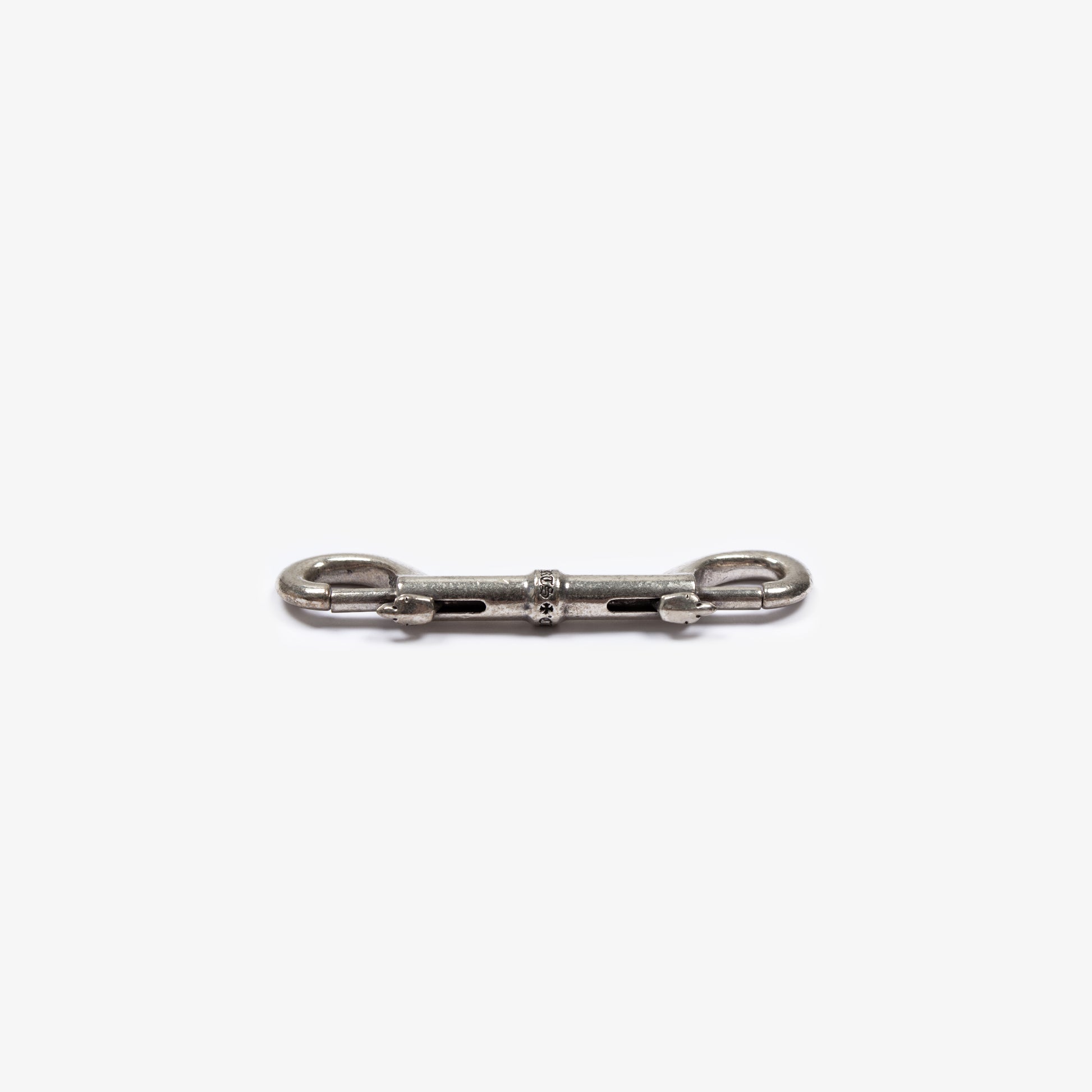 DOUBLE FLEUR CLIP KEY RING