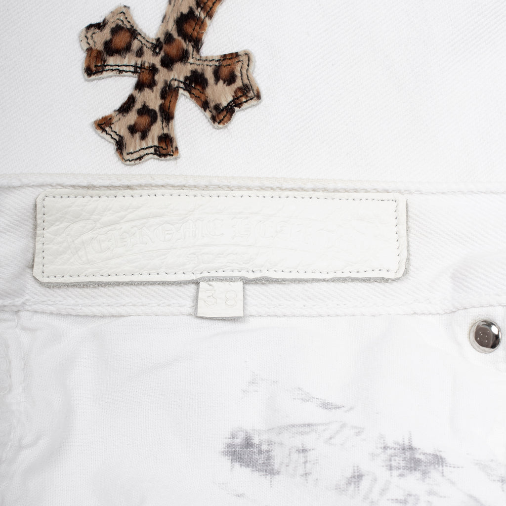 LEOPARD CROSS PATCH DENIM