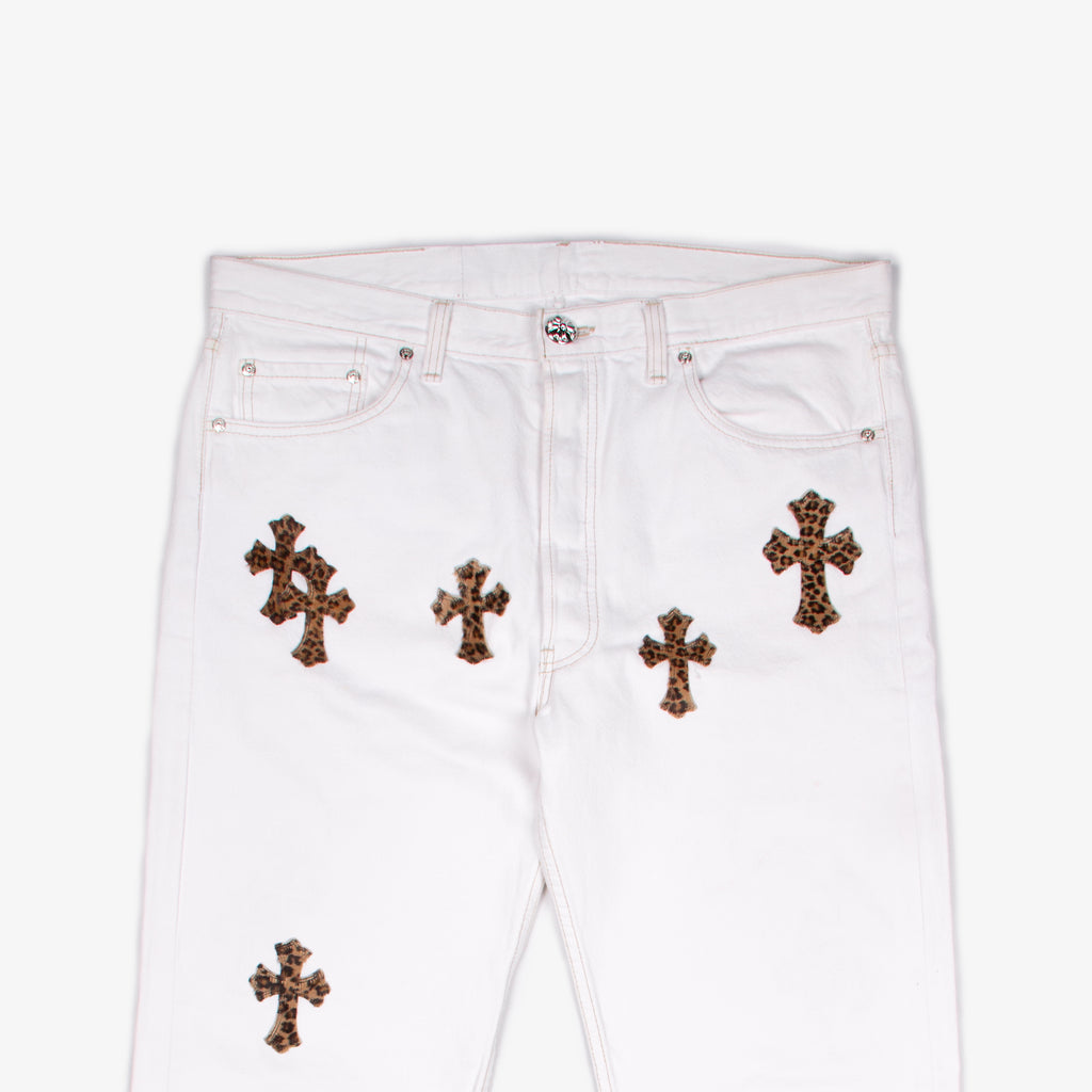 CLASSIC LEOPARD CROSS PATCH DENIM
