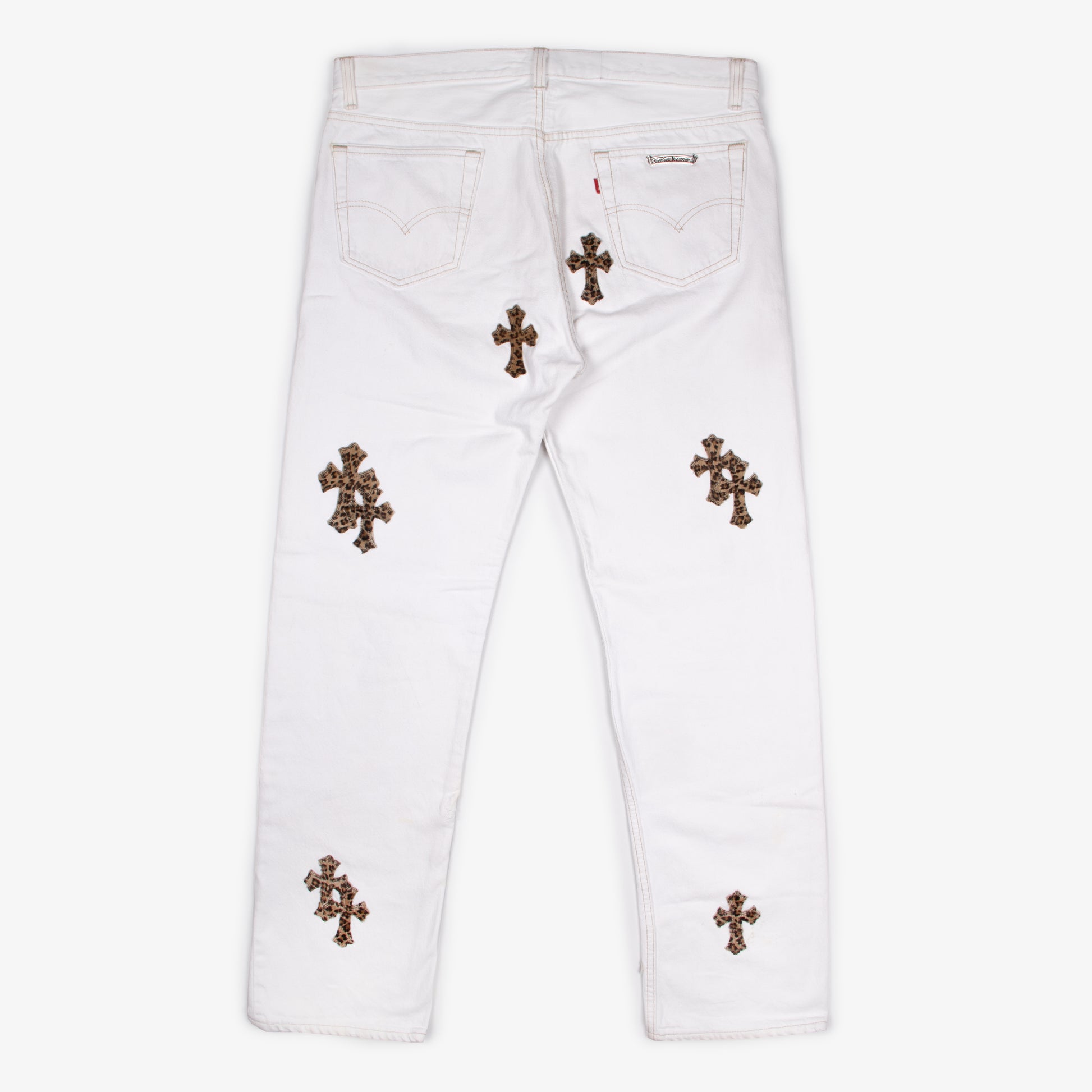 CLASSIC LEOPARD CROSS PATCH DENIM