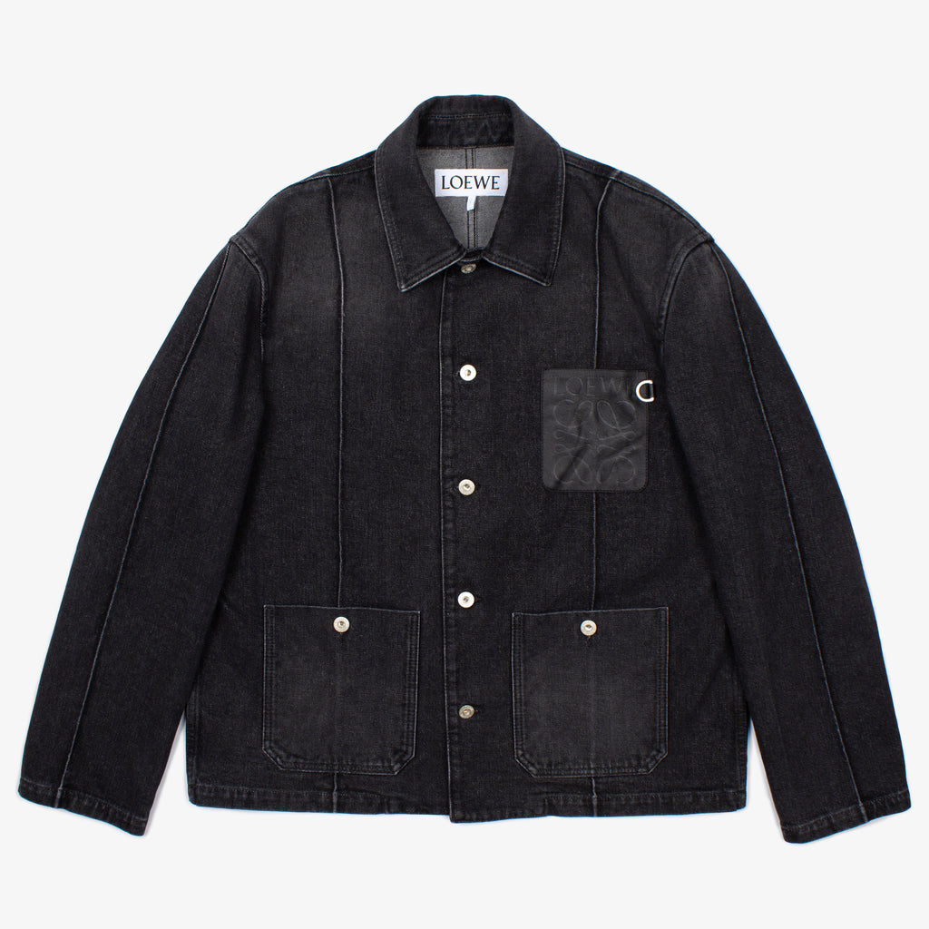 WASHED BLACK WORK JACKET