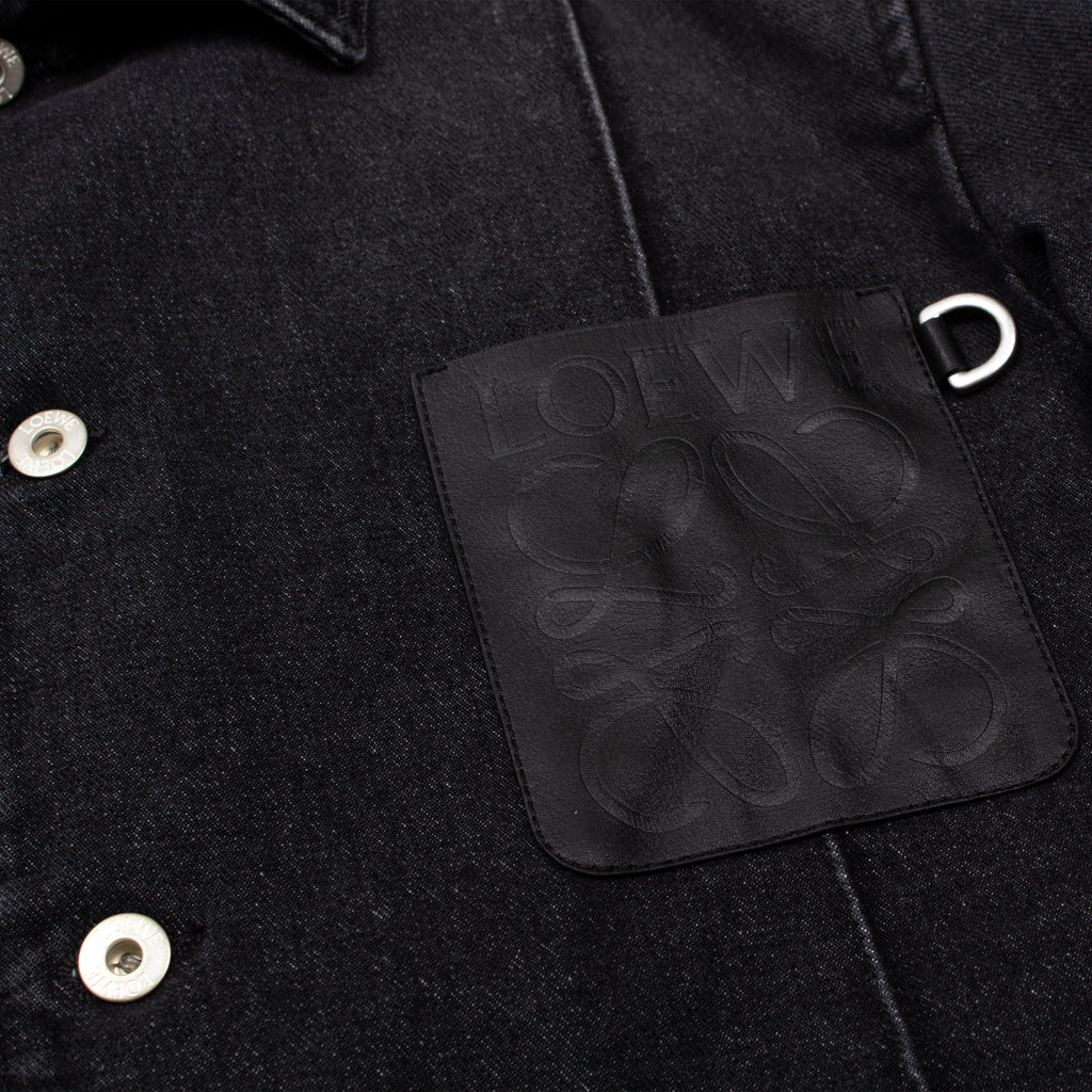 WASHED BLACK WORK JACKET