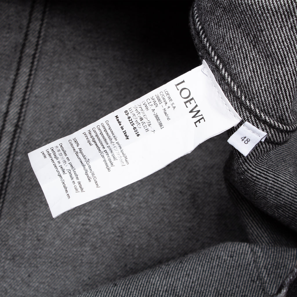 WASHED BLACK WORK JACKET