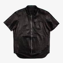 Load image into Gallery viewer, LEATHER DOUBLE ZIP SHIRT