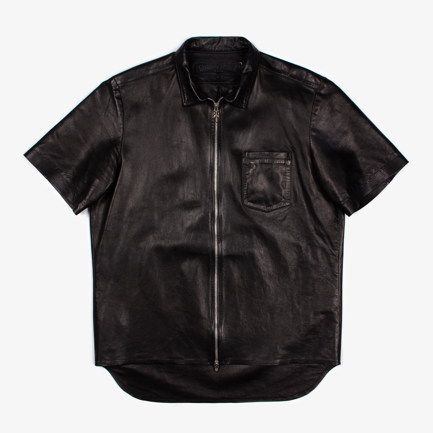 LEATHER DOUBLE ZIP SHIRT