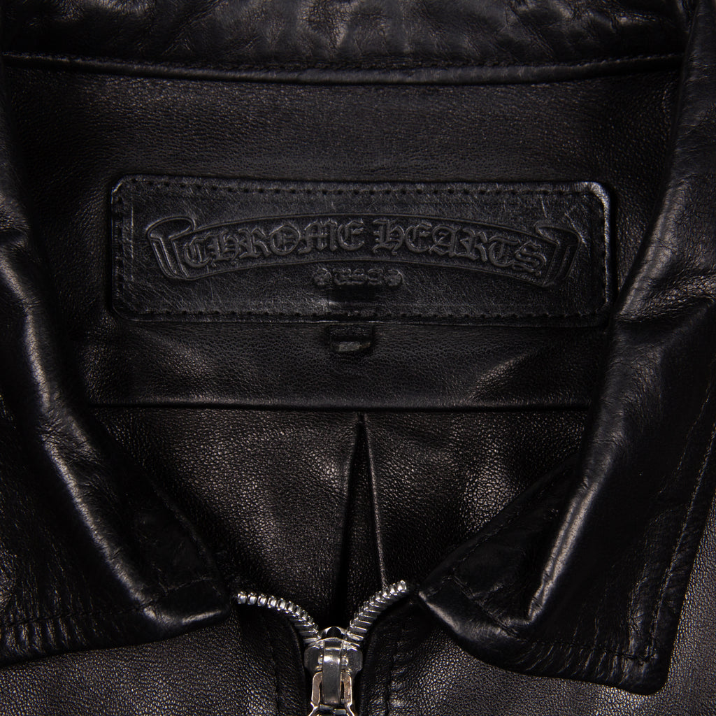 LEATHER DOUBLE ZIP SHIRT